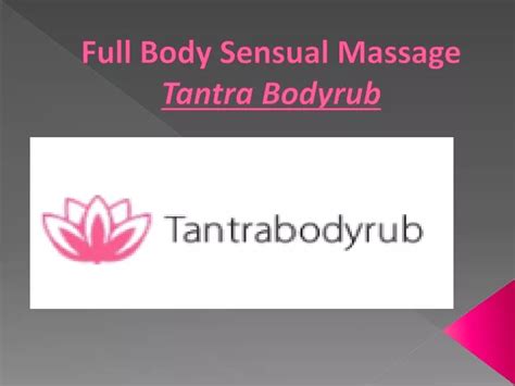Full Body Sensual Massage Whore Warnsveld